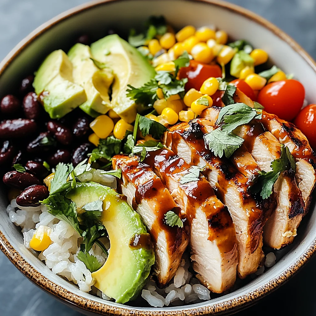 Honey Chipotle Chicken Rice Bowls