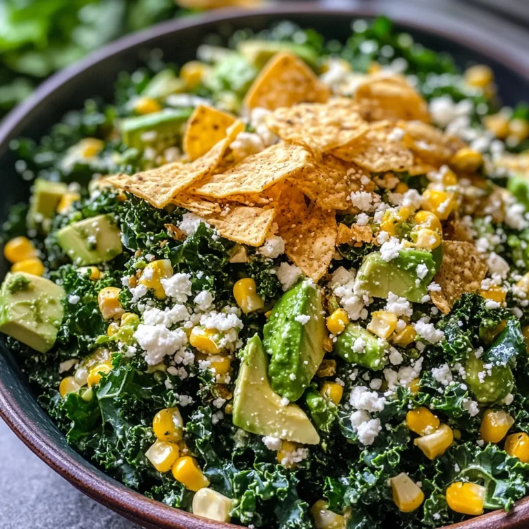 Mexican Street Corn Kale Salad