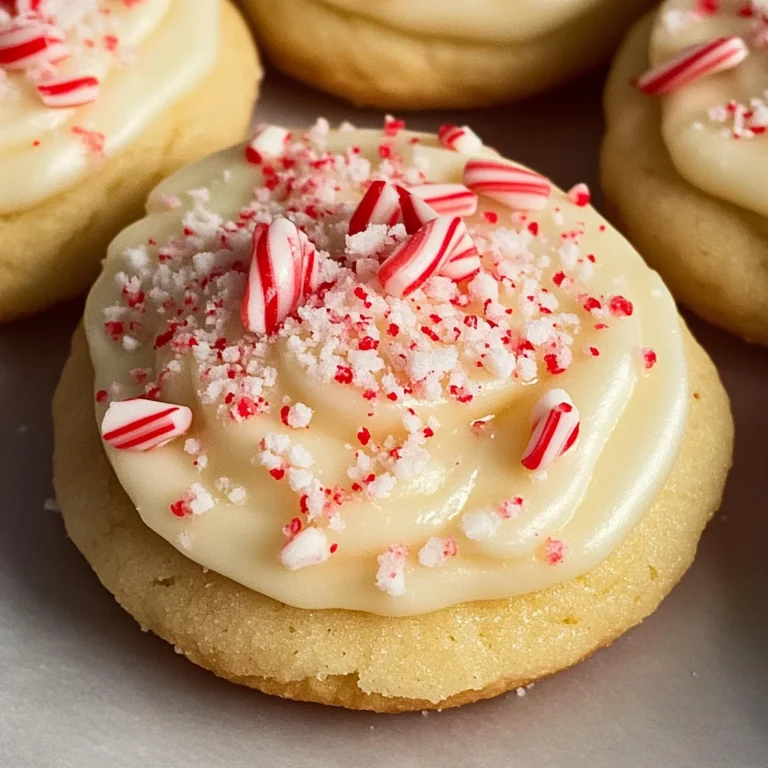 Peppermint Meltaway Cookies