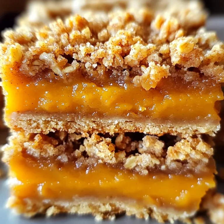 Pumpkin Pie Crumble Bars – Easy Fall Dessert Recipe