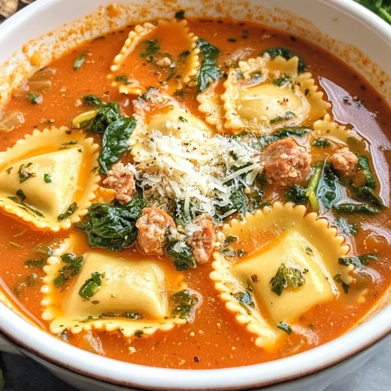 Ravioli Soup