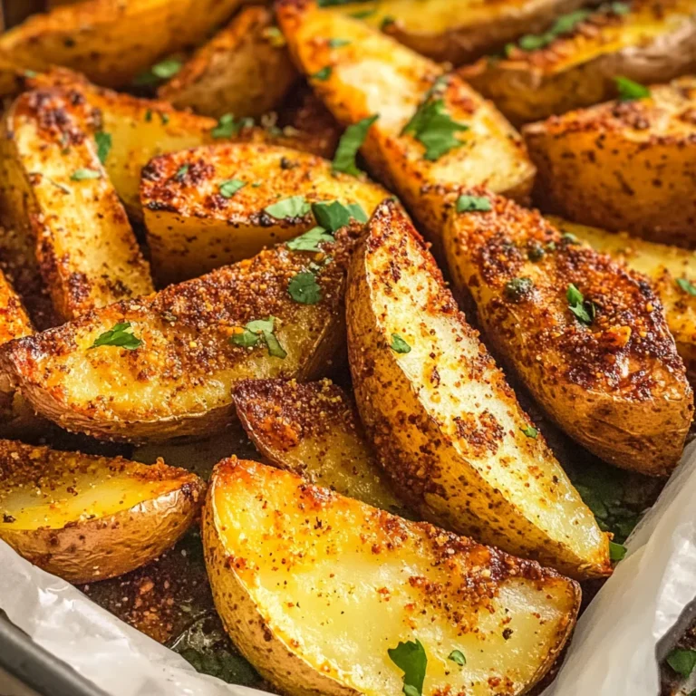 Seasoned Baked Potato Wedges