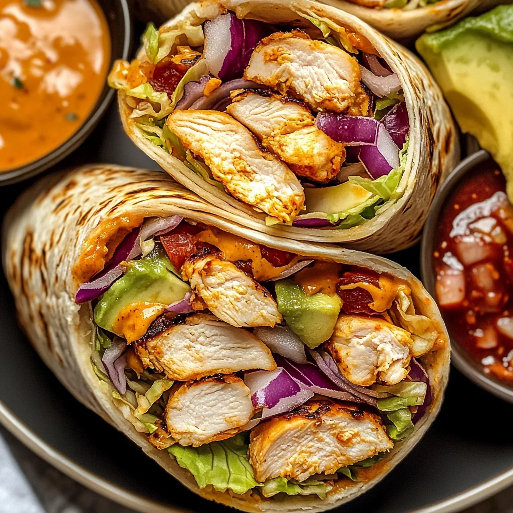 Southwest Chicken Wraps
