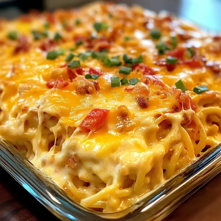 Spicy Southern Cheesy Chicken Spaghetti Casserole