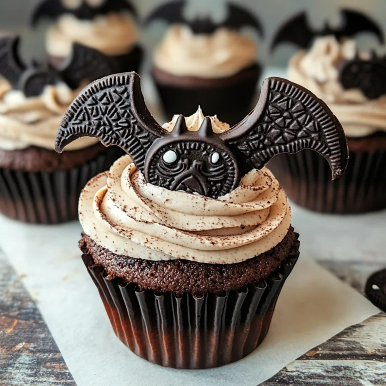 Vegan Oreo Bat Cupcakes