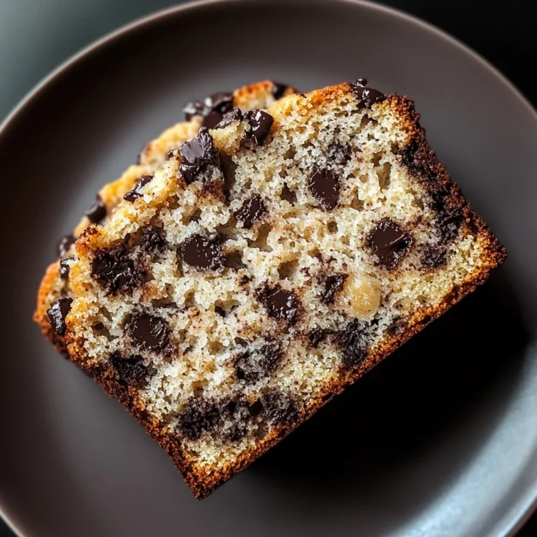 Banana Bread Recipe with Chocolate Chips
