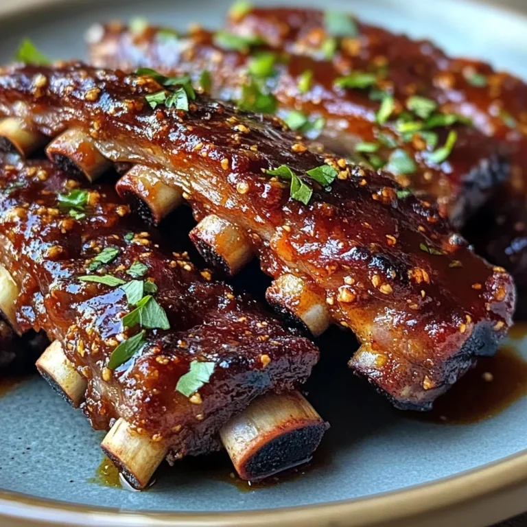 Charred Sticky Lamb Ribs Glazed with Harissa, Maple & Smoked Paprika