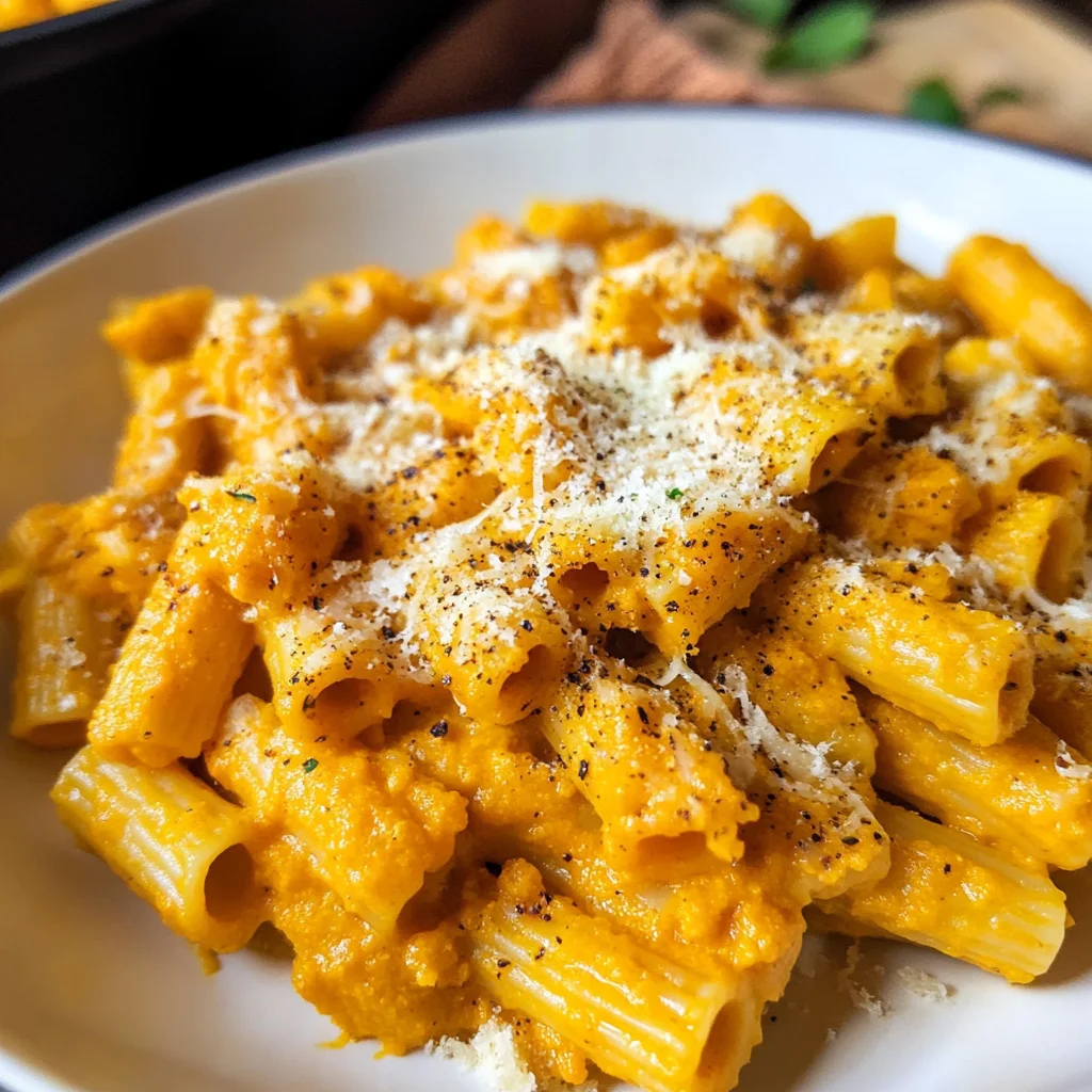 Creamy Parmesan Pumpkin Pasta