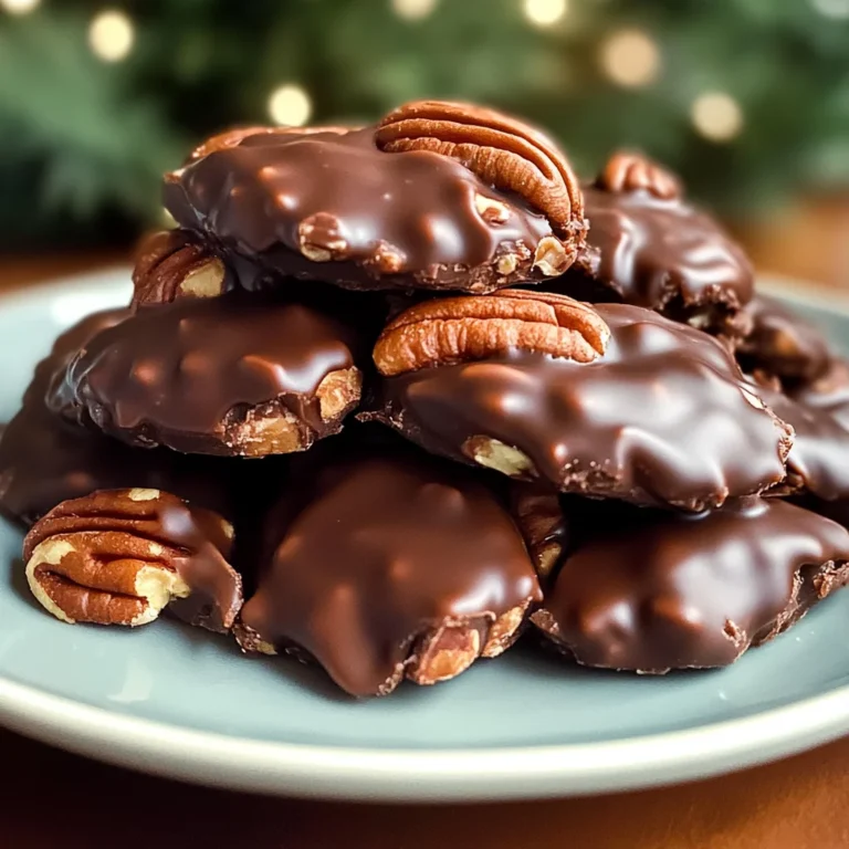 Easy Christmas Pecan Turtles