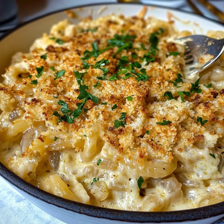 French Onion Soup Pasta Recipe