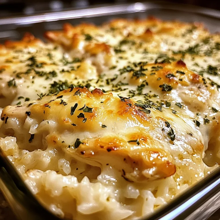 Garlic Butter Chicken and Rice Casserole 30 Minutes Easy Delicious
