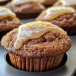 Glazed Gingerbread Muffins
