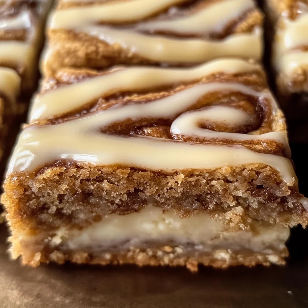 How to Make Cinnamon Roll Blondies