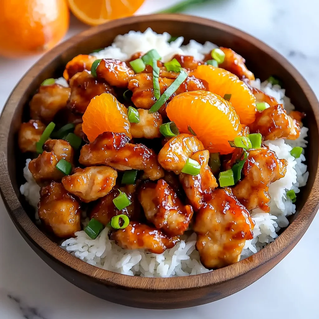 Juicy Blackstone Orange Chicken