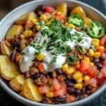 Loaded Potato Taco Bowl