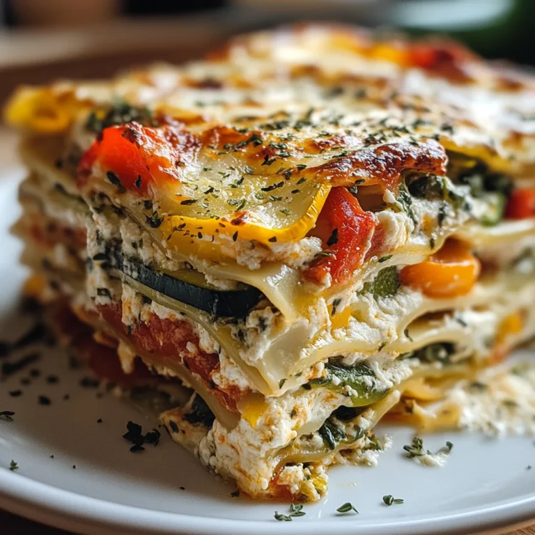 Loaded Veggie White Lasagna