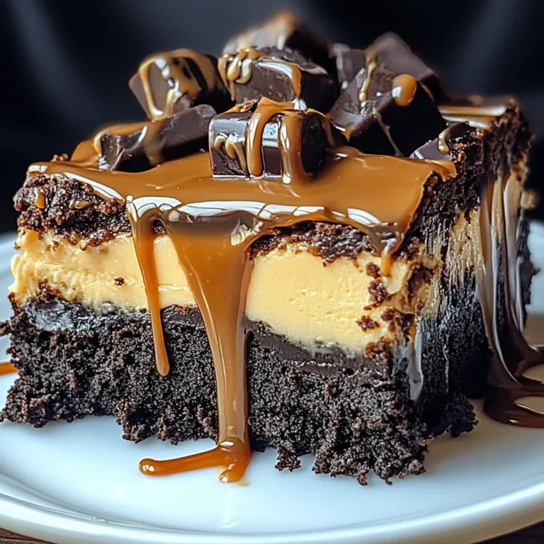 Milky Way Caramel Cheesecake Brownies