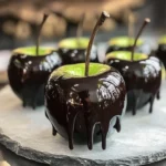 Poison Toffee Apples for Halloween