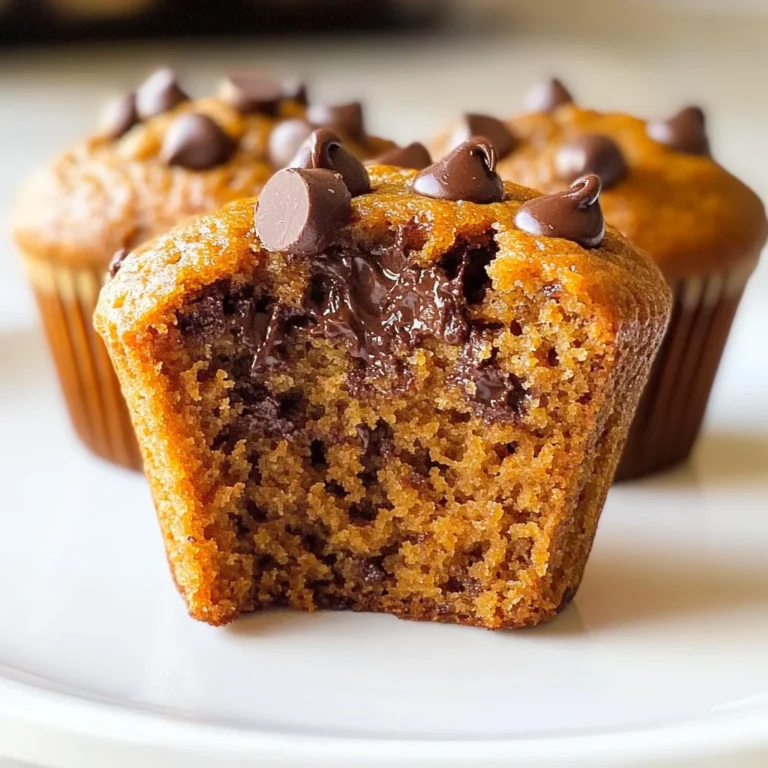 Pumpkin Chocolate Chip Muffins