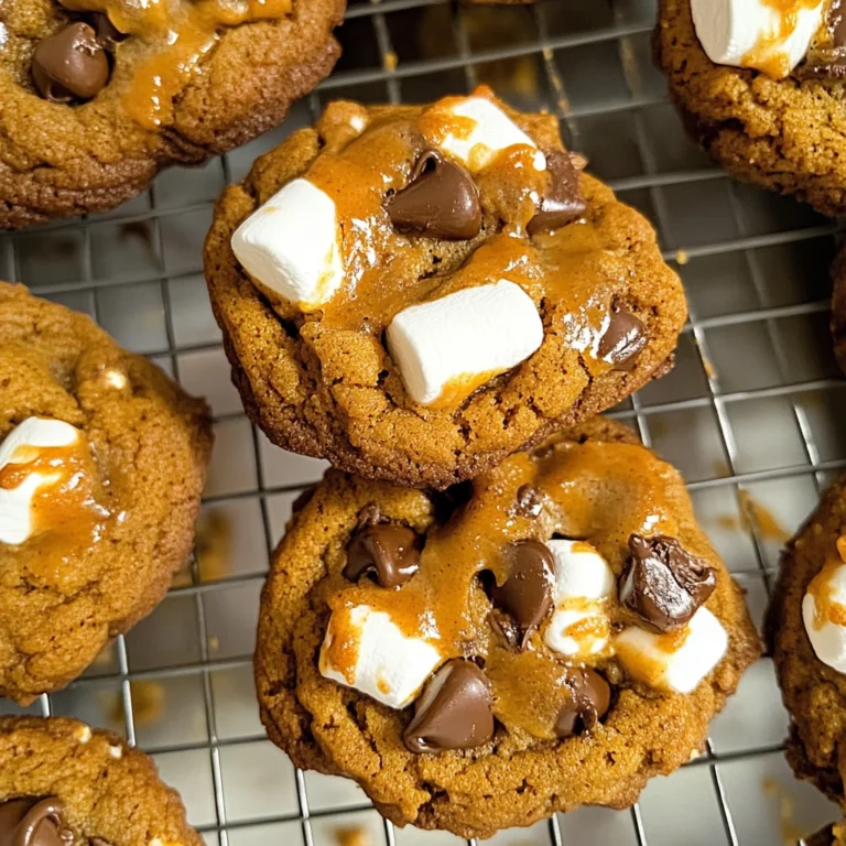 Pumpkin S'mores Cookies