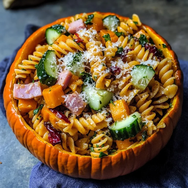 UpChuckin' Pumpkin Loaded Pasta Salad