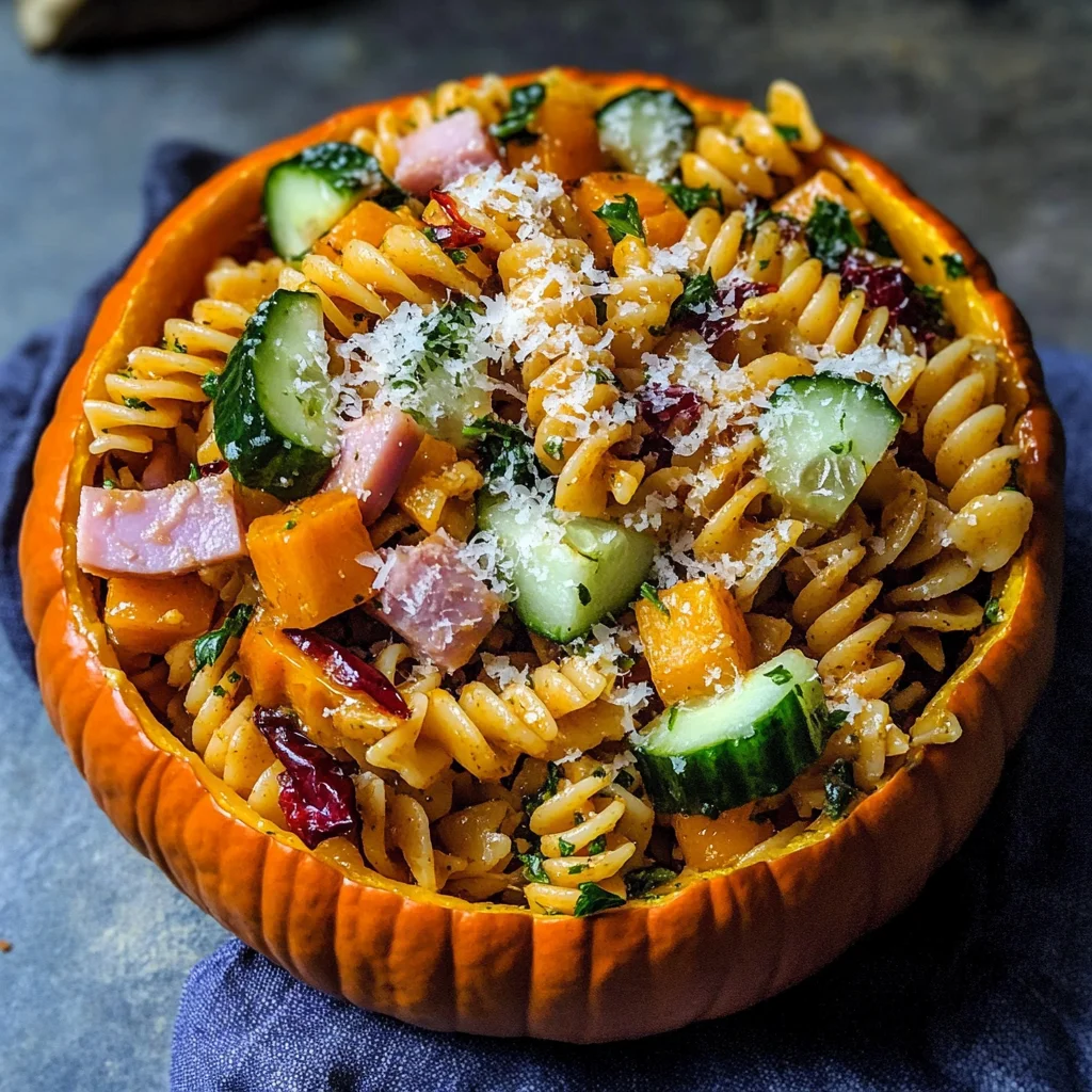UpChuckin' Pumpkin Loaded Pasta Salad