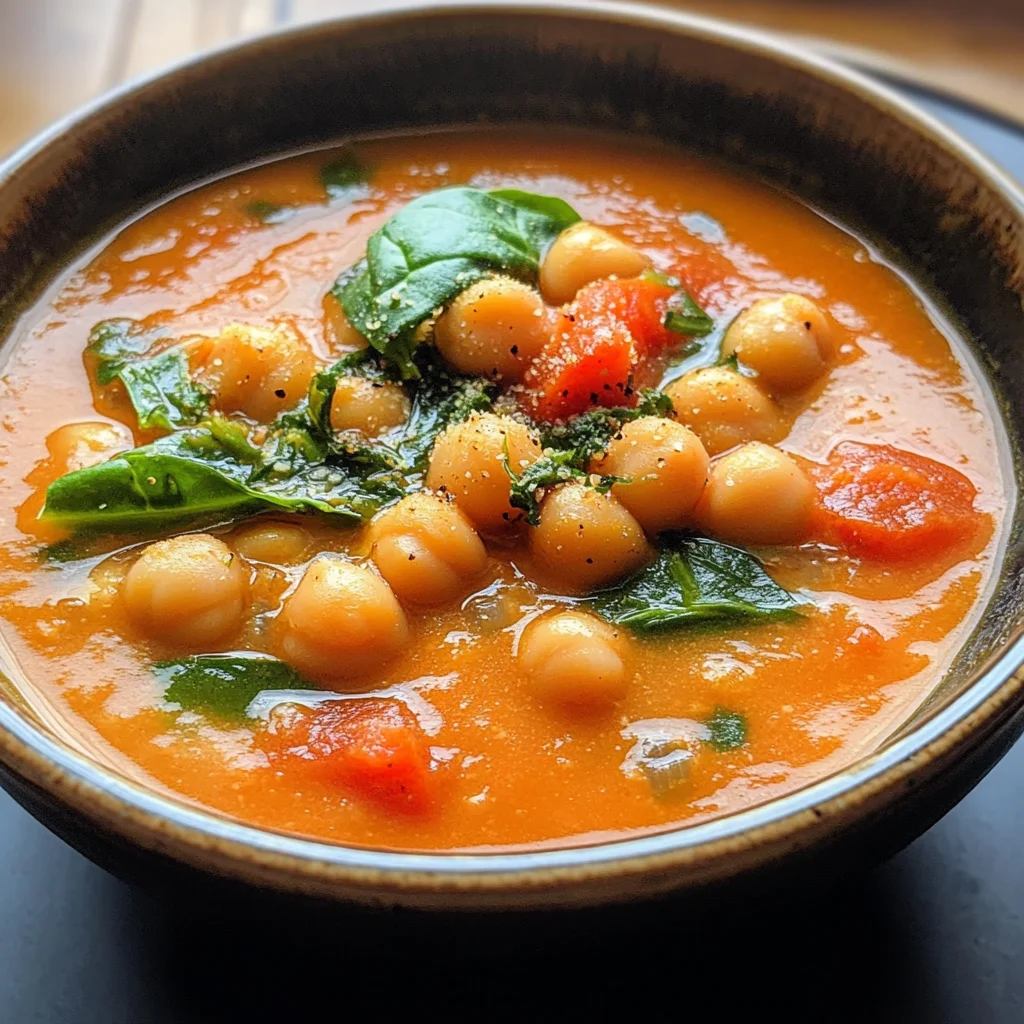 Chickpea Tomato Soup