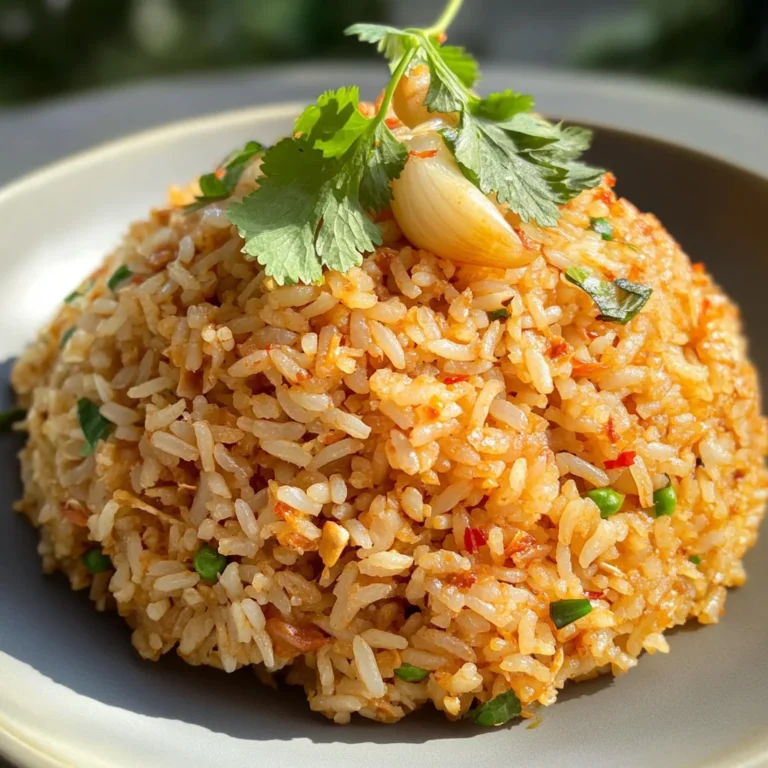 Chili Oil Sinangag (Fried Garlic Rice)