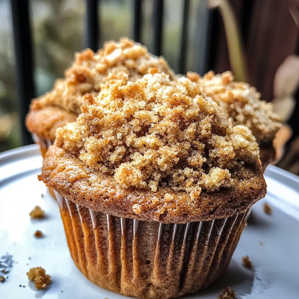 Gingerbread Coffeecake Muffins