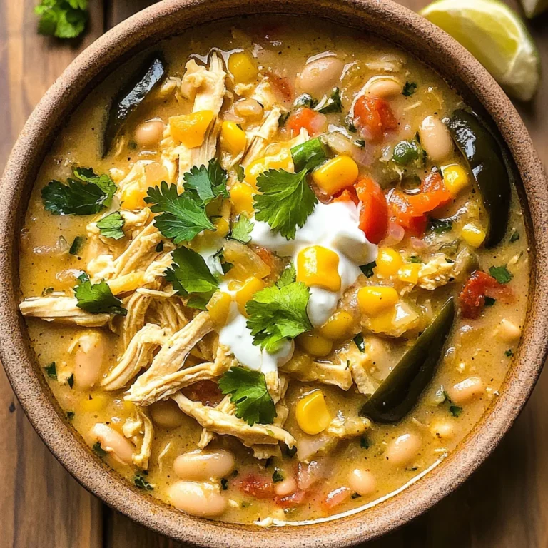 Healthy White Chicken Chili