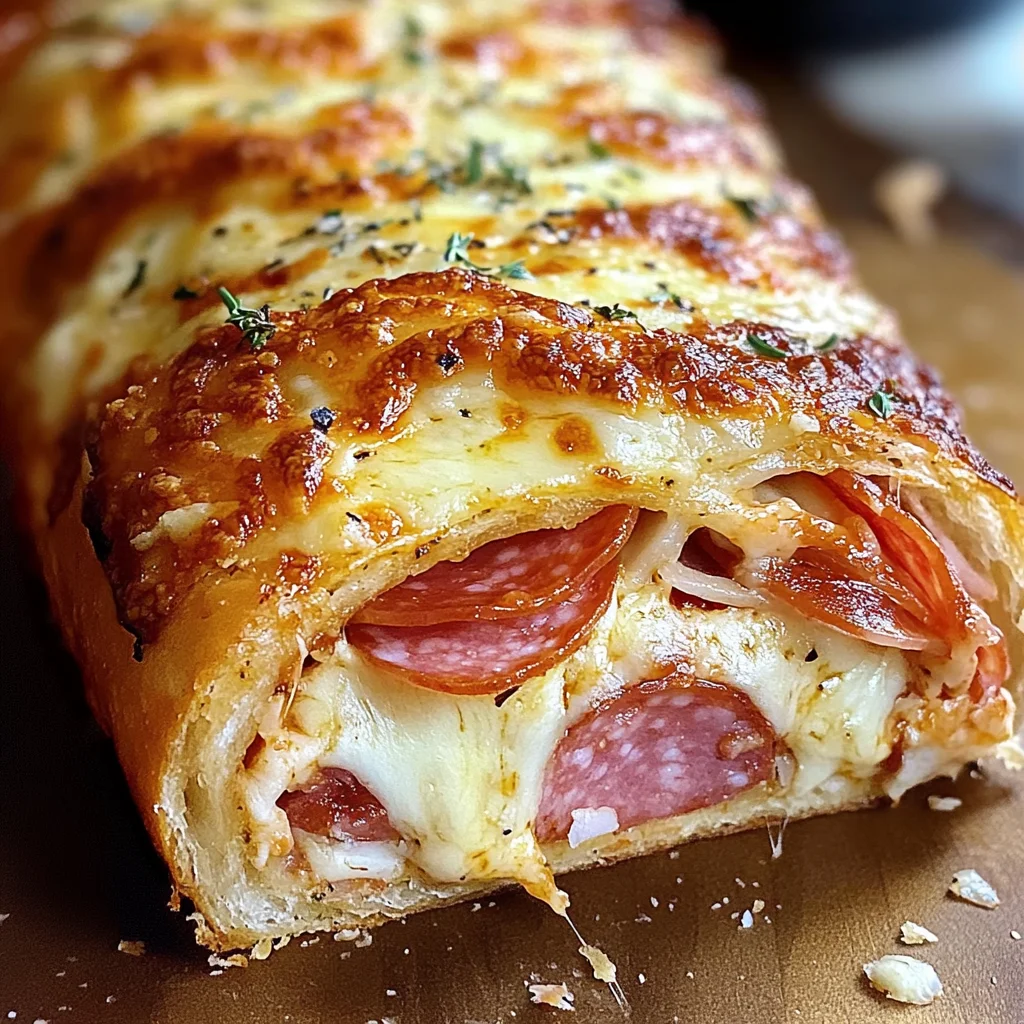 Italian Stromboli Stuffed Bread