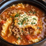 Slow Cooker Lasagna Soup