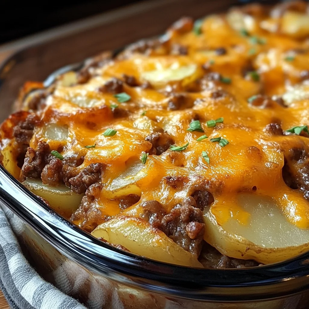 Southern chicken hamburger and Potato Casserole