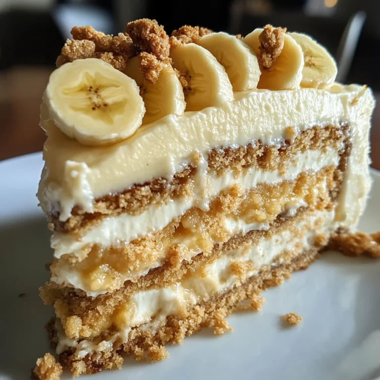 Banana Pudding Cookie Butter Cheesecake Cake Blissful Indulgence