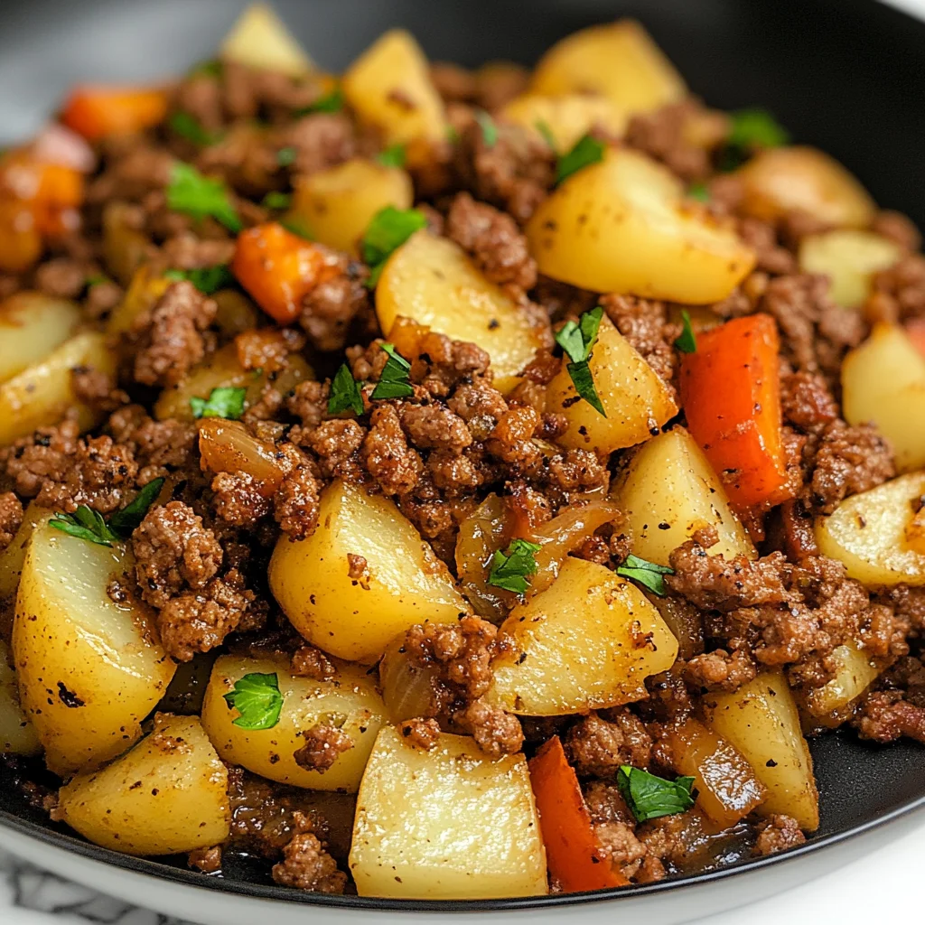 Best Ground Lamb with Potatoes Recipe