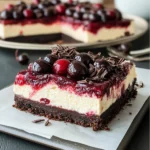 Black Forest Cheesecake Bars
