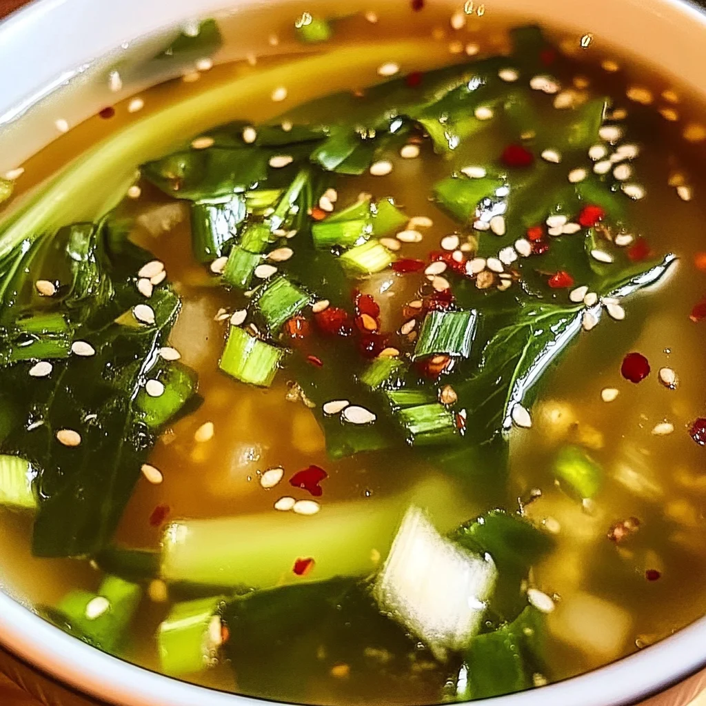 Clear Bok Choy Soup Recipe