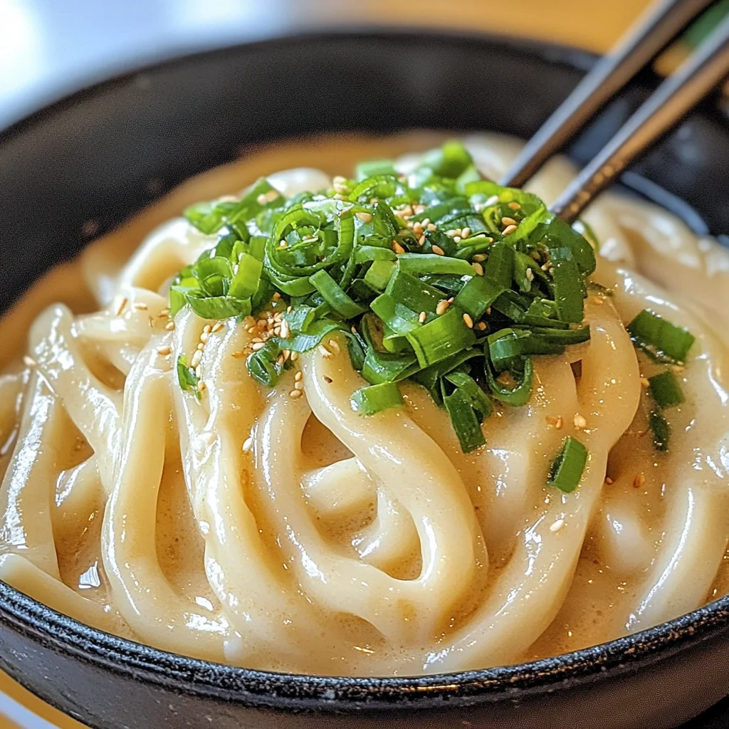 Creamy Miso Udon