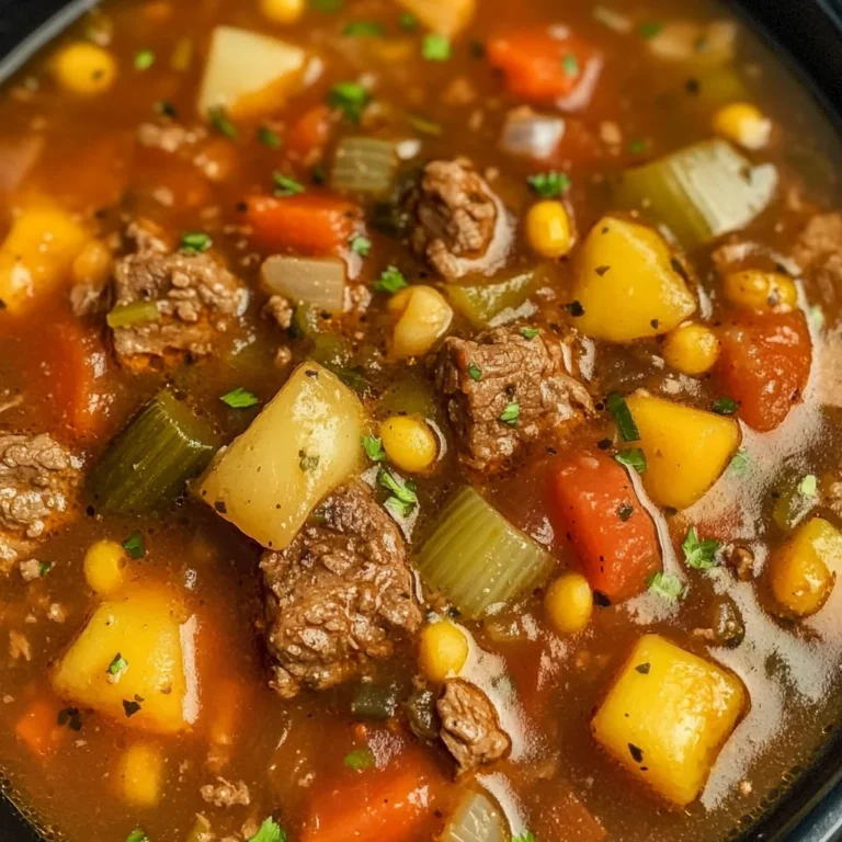 Crockpot Vegetable Beef Soup