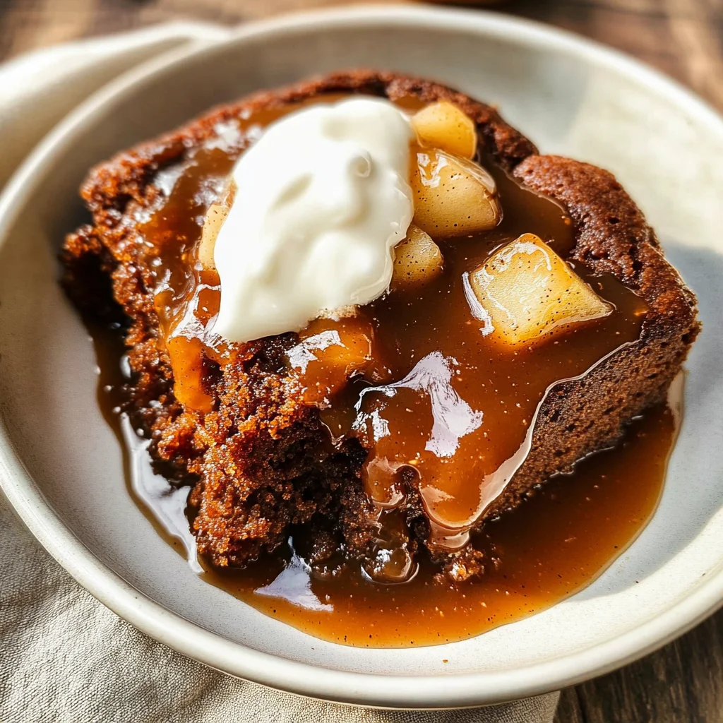 Gingerbread Pudding Cake