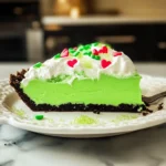 No Bake Grinch Pie