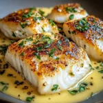Pan-Seared Cod with Garlic Cream Sauce: An Amazing Ultimate Recipe