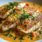 Red Snapper with Creamy Creole Sauce