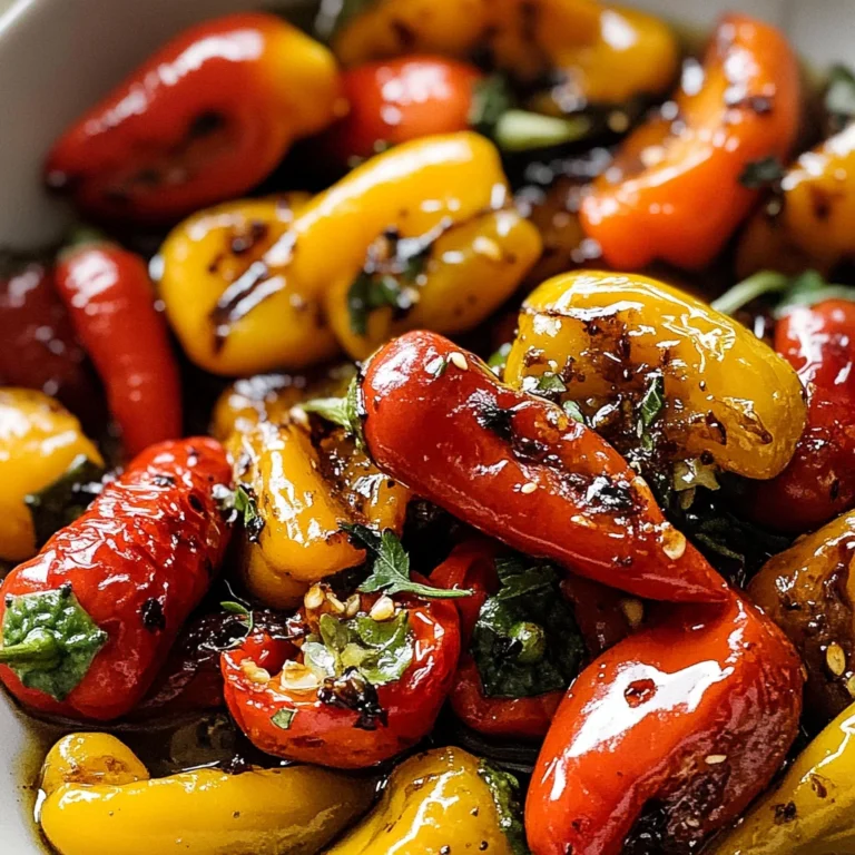 Roasted Mini Peppers
