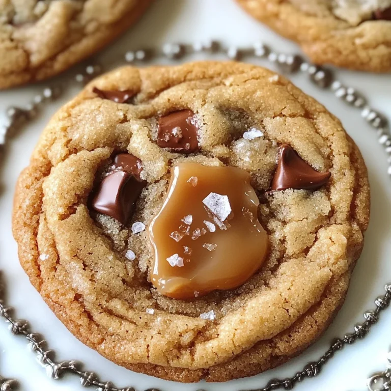 Salted Caramel Cookie Recipe