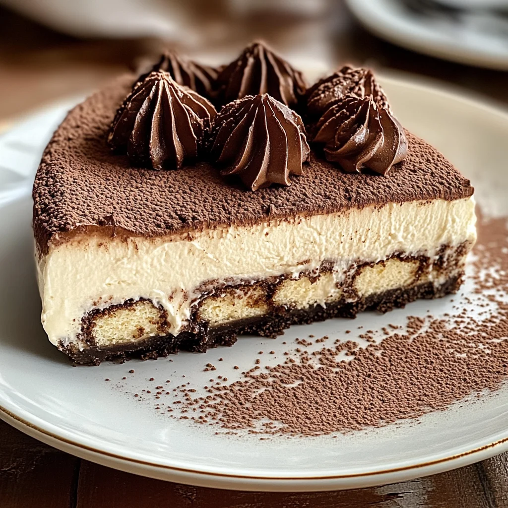 Tiramisu Cheesecake Delight