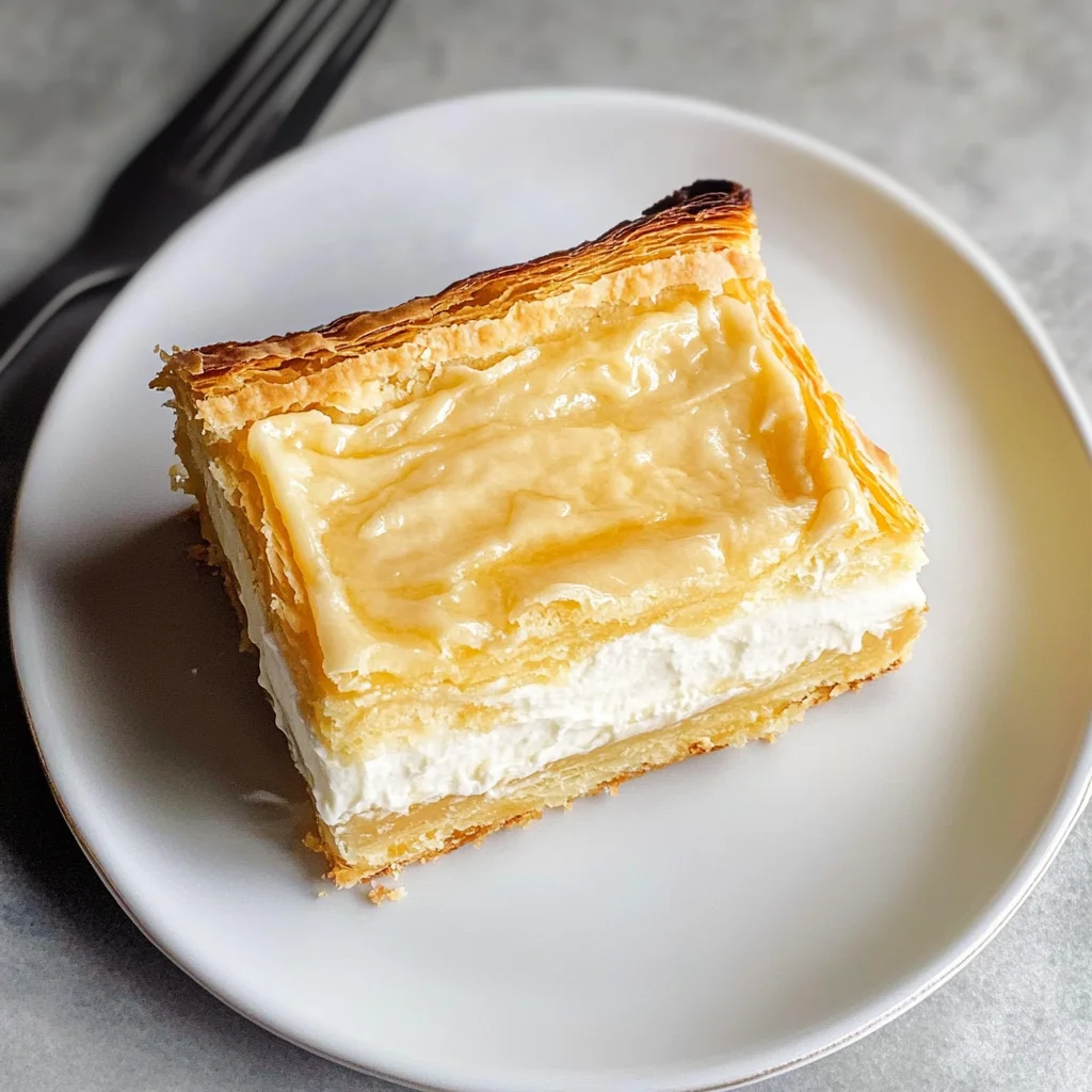 Vanilla Custard Cream Squares