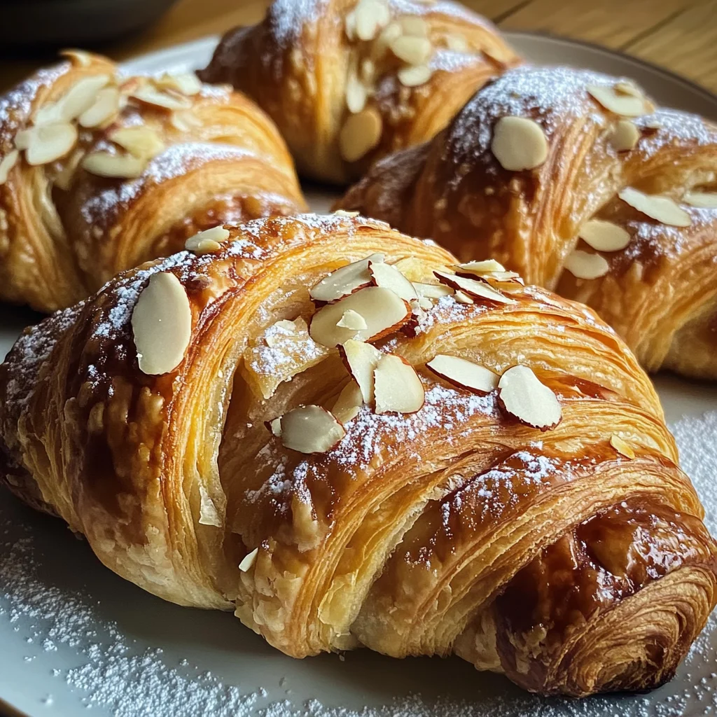 Apple Pie Almond Croissants Recipe