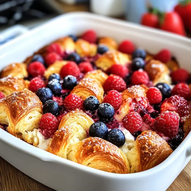 Berry Croissant Bake