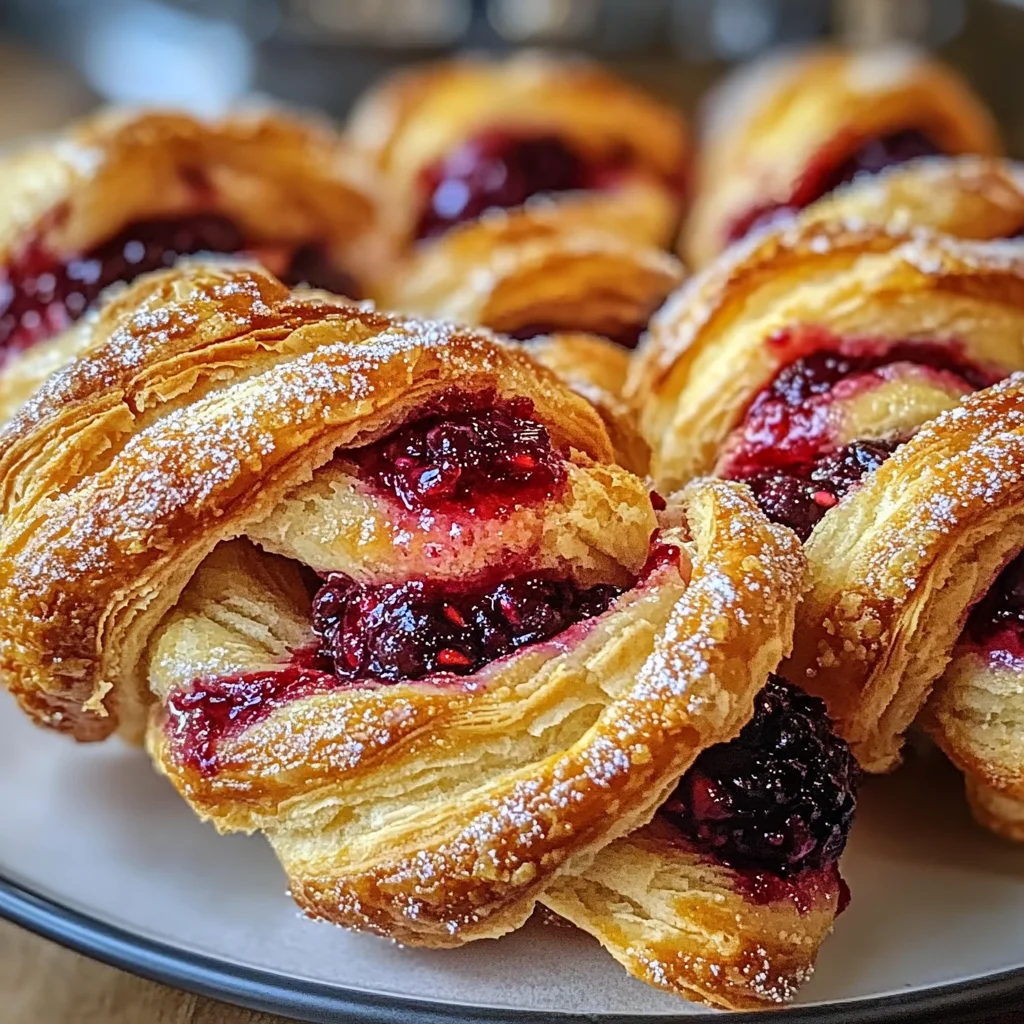 Berry Puff Twists